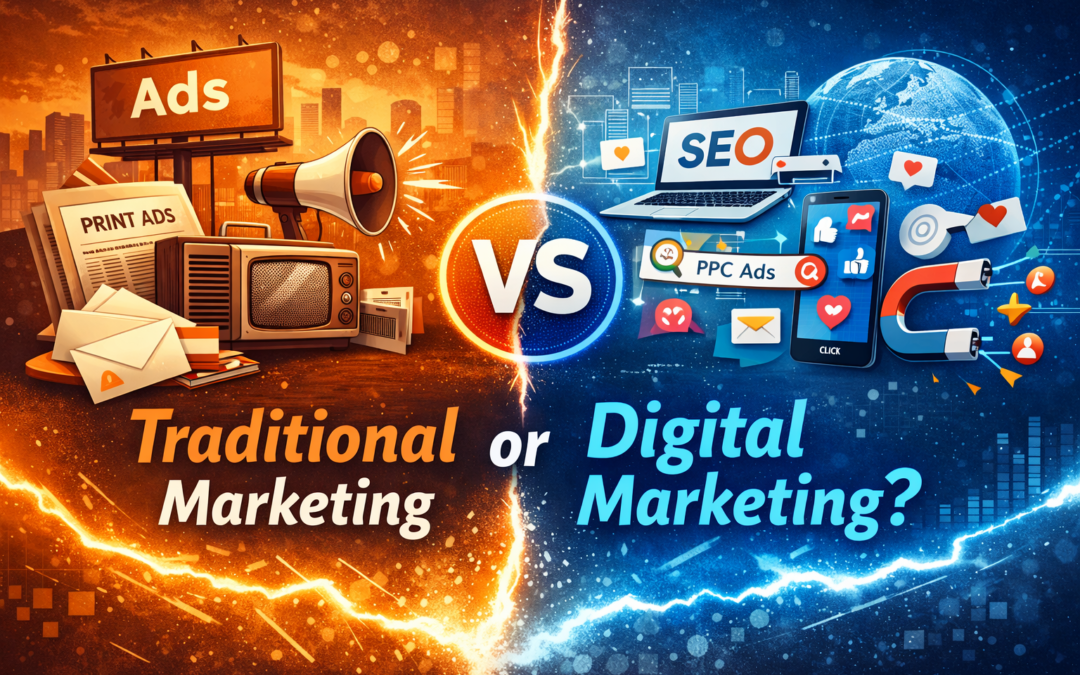 Which Is Better: Traditional or Digital Marketing? | Best Digital Marketing Agency in Hyderabad